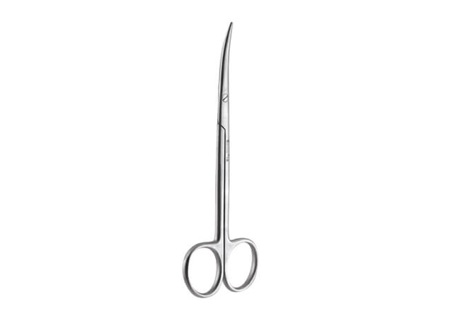 Mayo Scissors, Serrated, Curved - Jorgensen Laboratories