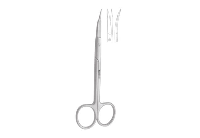 Mayo Scissors, Serrated, Curved - Jorgensen Laboratories